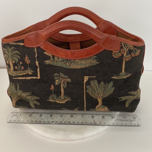 Vintage Tommy Bahama Leather Bag - Picture 7 of 8